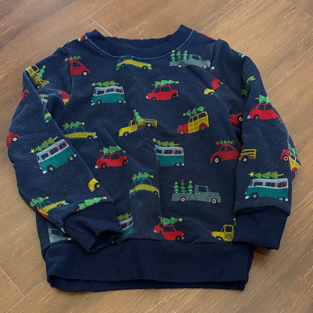 Little Sleepies Tree Traffic Sweatshirt Size 4T